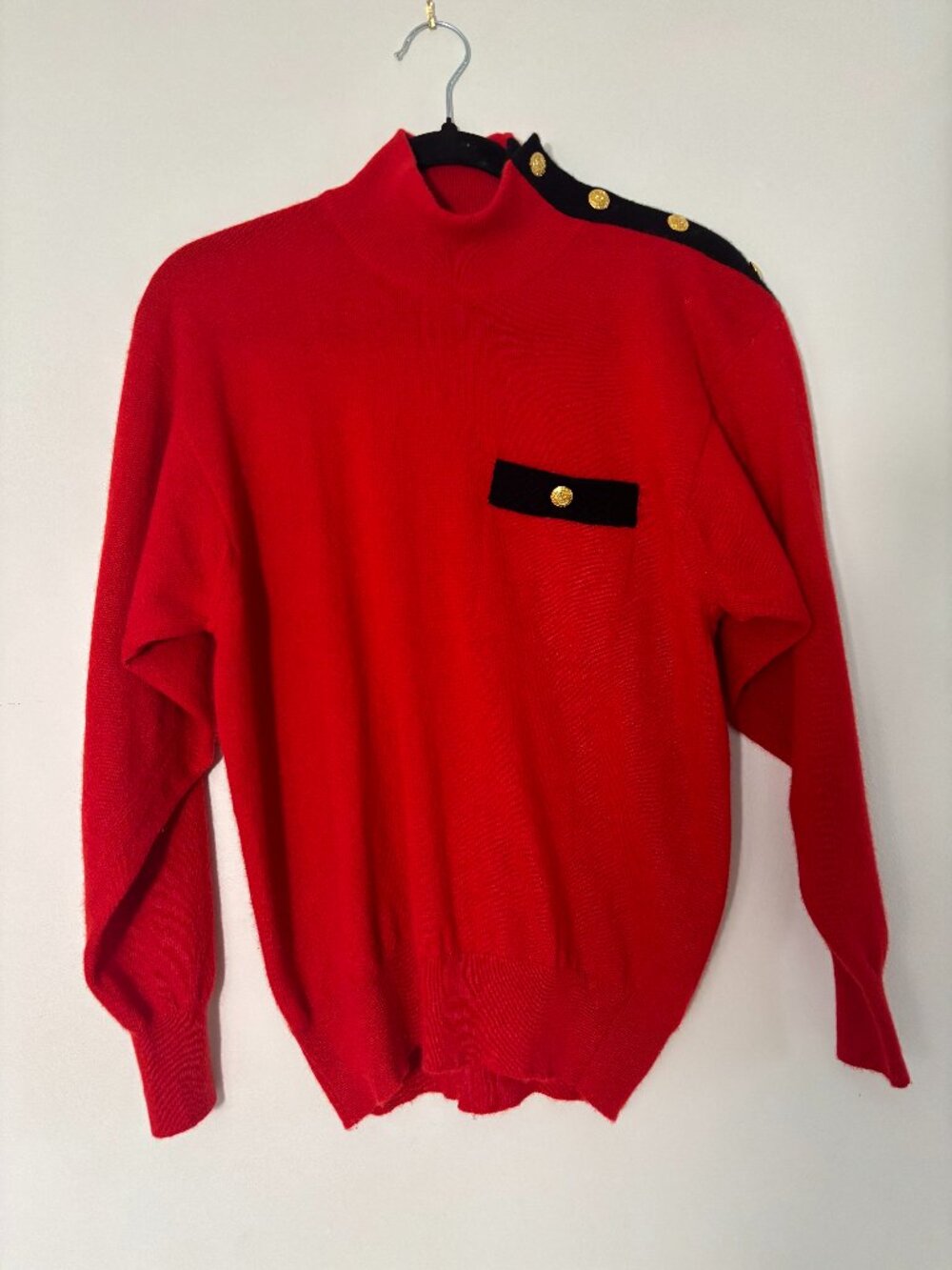 Rare Vintage Celine Paris 100% Cashmere Sweater [Flawed]